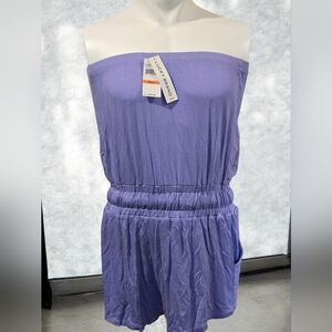 Lucky Brand Lavender Romper Swimwear Sleeveless